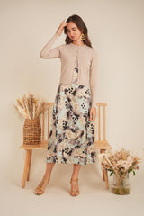 Load image into Gallery viewer, Ladies Printed Satin A Line Jumper
