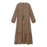 Load image into Gallery viewer, Ladies Printed Chiffon Midi Dress
