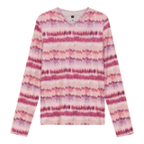 Load image into Gallery viewer, Ladies Wave Printed V Neck Tee
