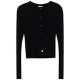 Load image into Gallery viewer, Ladies Cropped Cable Knit Cardigan
