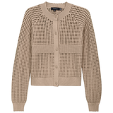 Load image into Gallery viewer, Ladies Cropped Crochet Cardigan
