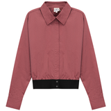 Load image into Gallery viewer, Ladies Cropped Cotton Belt Blouse
