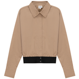 Load image into Gallery viewer, Ladies Cropped Cotton Belt Blouse
