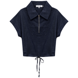 Load image into Gallery viewer, Ladies Linen Zip Tie Vest
