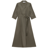 Load image into Gallery viewer, Ladies Cotton Midi Wrap Dress
