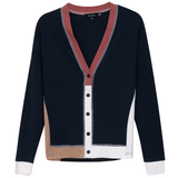 Load image into Gallery viewer, Ladies Color Blocked Cardigan
