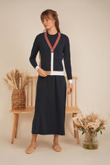 Load image into Gallery viewer, Ladies Color Blocked Cardigan
