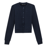 Load image into Gallery viewer, Ladies Cropped Ribbed Cardigan
