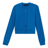 Load image into Gallery viewer, Ladies Cropped Ribbed Cardigan
