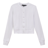 Load image into Gallery viewer, Ladies Cropped Ribbed Cardigan
