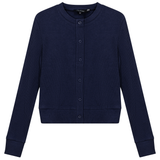 Load image into Gallery viewer, Ladies Cropped Ribbed Cardigan
