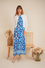 Load image into Gallery viewer, Ladies Printed Satin A Line Jumper
