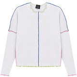 Load image into Gallery viewer, Ladies Contrast Top Stitch Top

