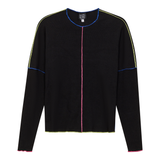 Load image into Gallery viewer, Ladies Contrast Top Stitch Top
