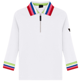 Load image into Gallery viewer, Ladies Rainbow Contrast Tee
