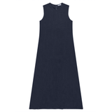 Load image into Gallery viewer, Ladies Copper Tencel Maxi V Neck Dress
