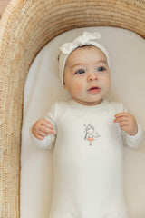 Load image into Gallery viewer, Baby Romper With 2X2 Rib And Print

