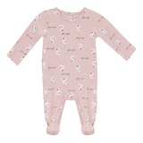 Load image into Gallery viewer, Flamingo Cotton Spandex Romper
