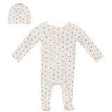 Load image into Gallery viewer, Baby Soft Rib With Fruit Print Romper Set
