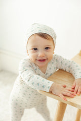 Load image into Gallery viewer, Baby Soft Rib With Fruit Print Romper Set
