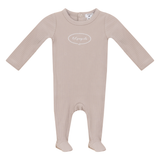 Load image into Gallery viewer, Soft Rib Romper With Little Fragile At Front Chest

