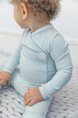 Load image into Gallery viewer, Soft Rib Baby Set With Silicone Tag
