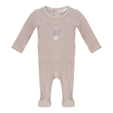 Load image into Gallery viewer, Baby Soft Rib Romper Air Balloon Print
