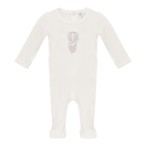 Load image into Gallery viewer, Baby Soft Rib Romper Air Balloon Print
