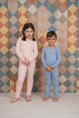 Load image into Gallery viewer, Textured Stretch Knit Set With Outseams &amp; Merrow Edges
