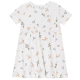 Load image into Gallery viewer, Cotton With Pastel Print Wrap Dress
