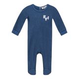 Load image into Gallery viewer, Small Square Textured Baby Romper
