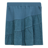 Load image into Gallery viewer, Textured Terry Skirt With Asymetric Cut
