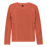 Load image into Gallery viewer, Girls Solid Waffle Top With Cuts

