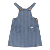 Load image into Gallery viewer, Girls Stripe Denim Jumper
