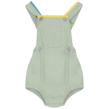 Load image into Gallery viewer, Woven Denim Baby Bubble Overall  With Multi Binding
