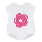 Load image into Gallery viewer, Baby Fine Rib Bubble With Flower Print
