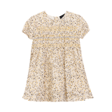 Load image into Gallery viewer, Crinkle Woven With Small Flowers Print Dress With Embroidery
