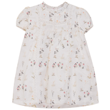 Load image into Gallery viewer, Woven Cotton With Flowers Dress With Lace Trim
