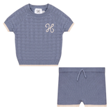 Load image into Gallery viewer, Diamond Textured Knit Short Set

