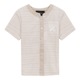 Load image into Gallery viewer, Woven Crinkle Stripe Shirt
