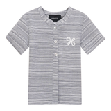 Load image into Gallery viewer, Woven Crinkle Stripe Shirt

