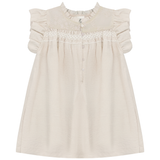Load image into Gallery viewer, Woven Crinkle Jumper With Sheer Yoke

