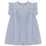 Load image into Gallery viewer, Woven Crinkle Jumper With Sheer Yoke
