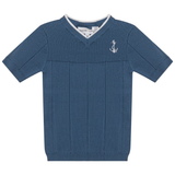 Load image into Gallery viewer, Boys V Neck In Knit Texture
