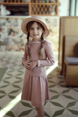 Load image into Gallery viewer, Polo With Knit Skirt In Knit Texture
