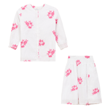 Load image into Gallery viewer, Girls Woven With Flower Embroidery Girl Set

