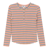 Load image into Gallery viewer, Girls Small Multi Stripe Long Sleeve Top
