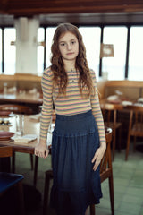 Load image into Gallery viewer, Girls Small Multi Stripe Long Sleeve Top
