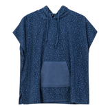 Load image into Gallery viewer, Poncho In Terry With Design And Rib

