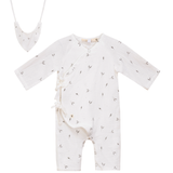 Load image into Gallery viewer, Baby One Piece Wrap With Muslin Fabric And Leaf Print
